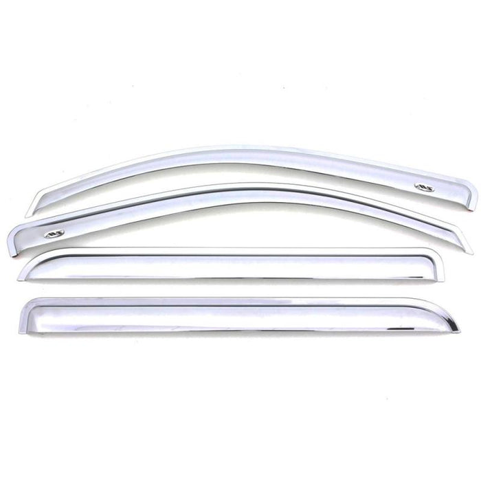 Chrome door handle covers for toyota 4runner ventvisor and rear window deflectors - 4pc