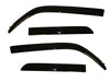 Avs original ventvisor window deflectors for toyota 4runner - set of 4, black plastic with chrome trims