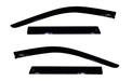Avs original ventvisor window deflectors for fresh air - black plastic trim