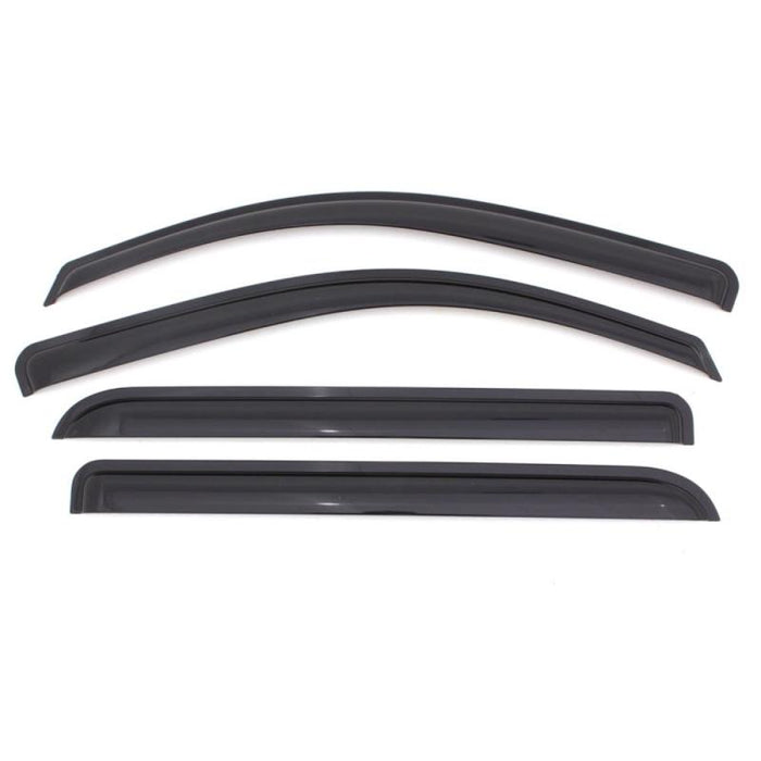 Avs original ventvisor window deflectors for jeep renegade - set of 4, black