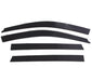 Avs low profile black plastic window trims for jeep renegade ventvisor deflectors