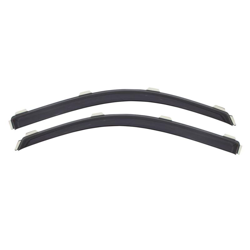 Avs toyota tacoma access cab window deflector - black side windows for fresh air