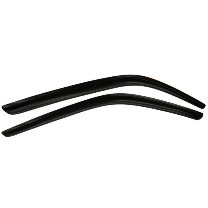 Avs original ventvisor window deflectors for fresh air in black plastic, designed for 16-18 toyota tacoma access cab