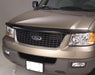 Brown suv parked in garage with avs hoodflector low profile hood shield - smoke, car wash safe