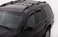 Black suv with window deflectors for fresh air - avs 2004 ford ecosport ventvisor