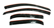 Black and orange side window trims for avs 2004 ford ecosport ventvisor in-channel window deflectors