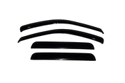 Avs original ventvisor window deflectors providing fresh air to black car winds