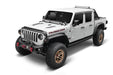 Avs 2018-2019 jeep wrangler (jl) aeroskin low profile hood shield w/ lights - black featuring rubon jeep