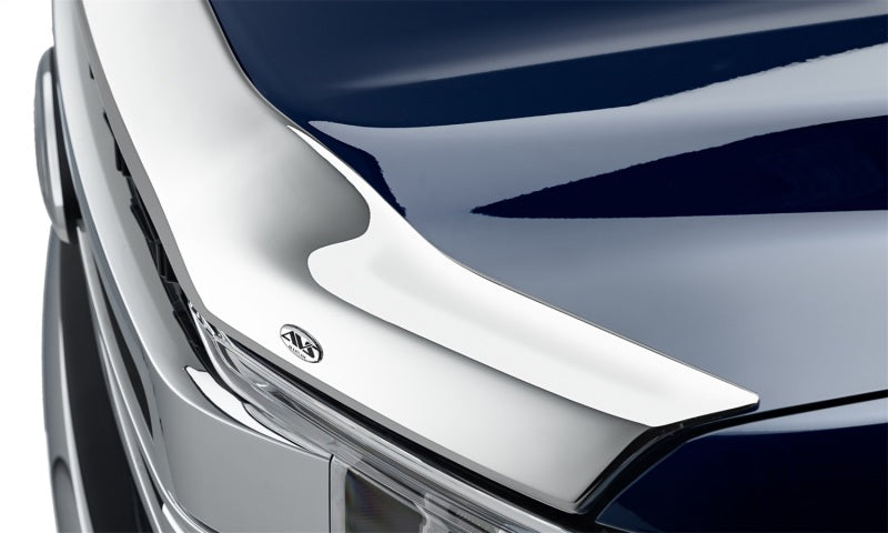 AVS 21-22 Ford F-150 (Excl. Tremor/Raptor) Aeroskin Low Profile Hood Shield - Chrome