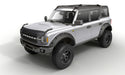 Avs ford bronco aeroskin ii textured low profile hood shield - black suv with black roof and bumper