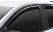 Jeep grand cherokee ventvisor outside mount window deflectors with black roof rack