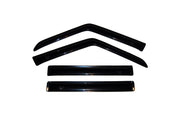 Avs original ventvisor window deflectors for jeep cherokee - smoke, black plastic roof vents