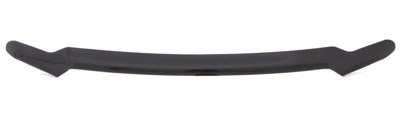 Avs 84-01 jeep cherokee front mount high profile bugflector ii hood shield - smoke, black plastic bumper