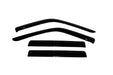 Black plastic roof vents for avs 93-98 jeep grand cherokee ventvisor outside mount window deflectors - smoke
