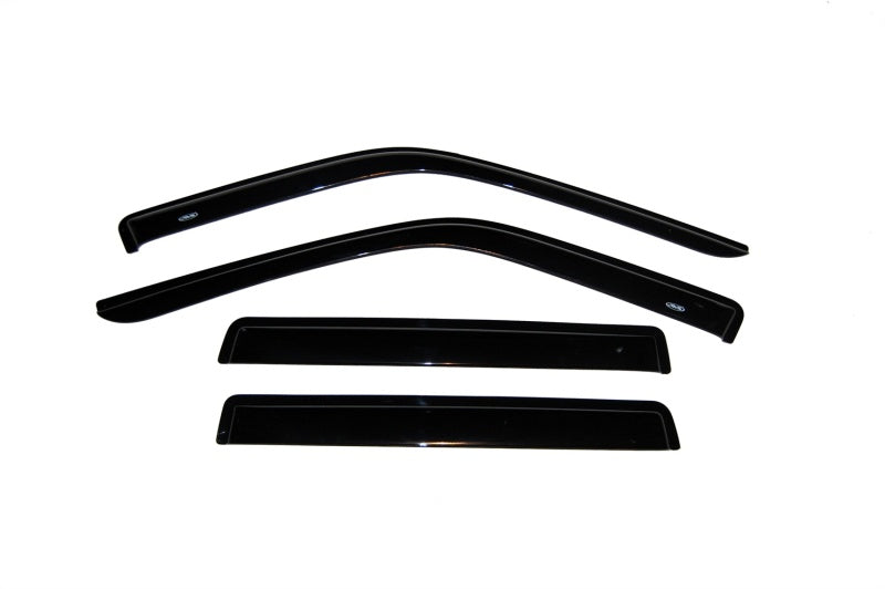 Black plastic roof vents for avs 93-98 jeep grand cherokee ventvisor outside mount window deflectors - smoke