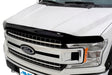 Avs high profile bugflector ii hood shield on white tacoma truck - car wash safe