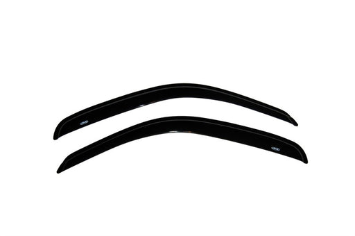 Avs original ventvisor window deflectors for toyota tacoma standard cab - black plastic - outside mount - smoke - pair