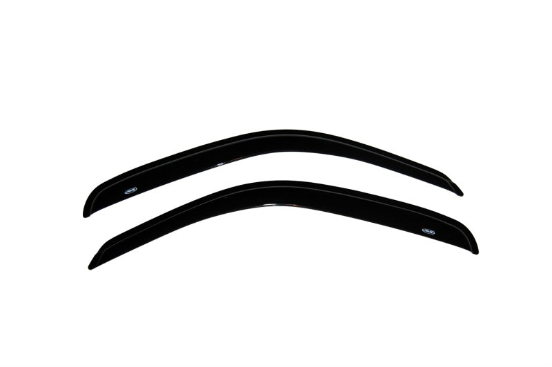 Avs original ventvisor window deflectors for toyota tacoma standard cab - black plastic - outside mount - smoke - pair