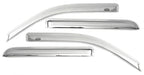 Pair chrome door handle trims for ford on toyota 4runner ventvisor rear window deflectors