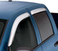 Blue truck with black roof rack featuring avs toyota 4runner ventvisor rear window deflectors 4pc
