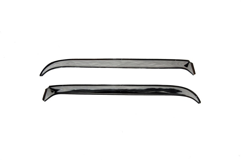 Avs 97-06 jeep wrangler ventshade window deflectors - black plastic trims