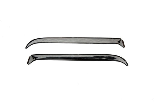 Avs black plastic window trims for jeep wrangler ventshade