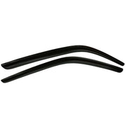 Avs original ventvisor window deflectors for jeep wrangler - black plastic, front pair