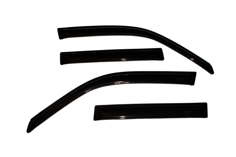 Avs black plastic window deflectors for lexus lx470 - 4pc set