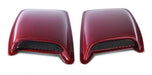 Carbon fiber side step covers for dodge durango - black avs hood scoop