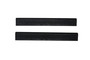 Avs universal stepshields door sills - black plastic pegs