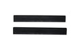 Avs universal stepshields door sills 2pc - black pegs for jeep wrangler and ford bronco