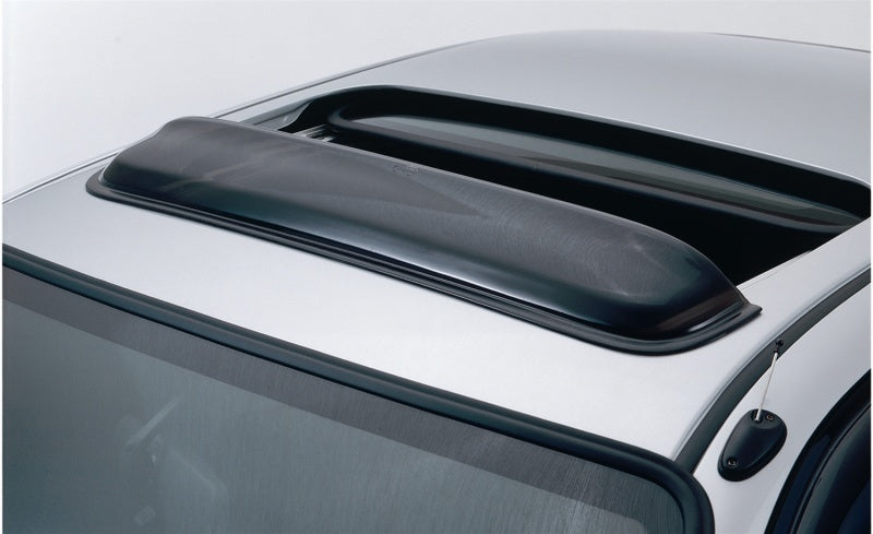 Avs universal windflector classic sunroof wind deflector with black roof rack