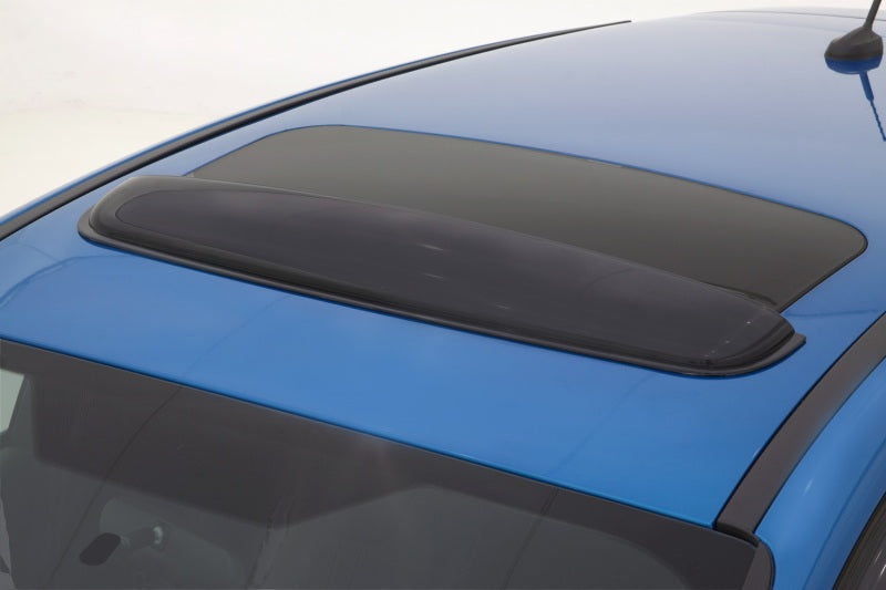Avs universal windflector classic sunroof wind deflector - blue car with black roof
