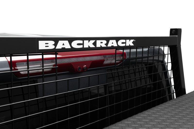 Backrack chevy/gmc/ram/ford safety rack frame attached to a truck