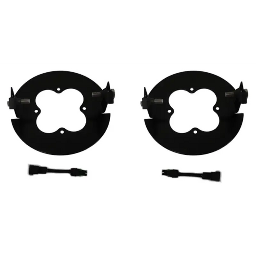 Baja Designs black plastic brake rings for Toyota Tacoma fog light mounting kit.