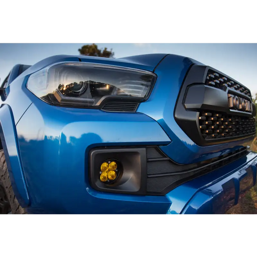 Blue Toyota Tacoma Squadron Sport WC LED Light Kit with Yellow Flower