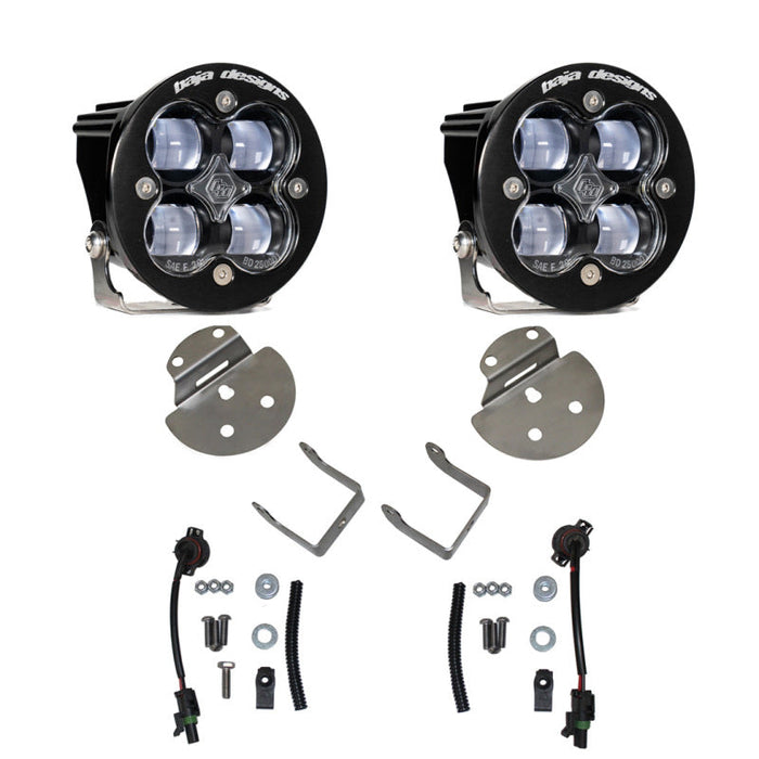 Baja designs canyon colorado fog light and fog pocket kit with pair of black leds