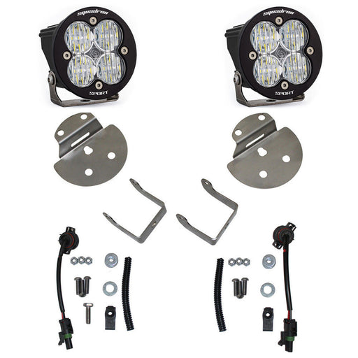 Chevrolet/gmc colorado/canyon sport clear fog pocket kit leds