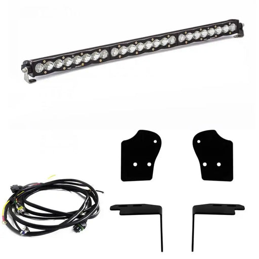 Baja Designs Raptor S8 Series 30in Grille LED Light Bar Kit with wiring