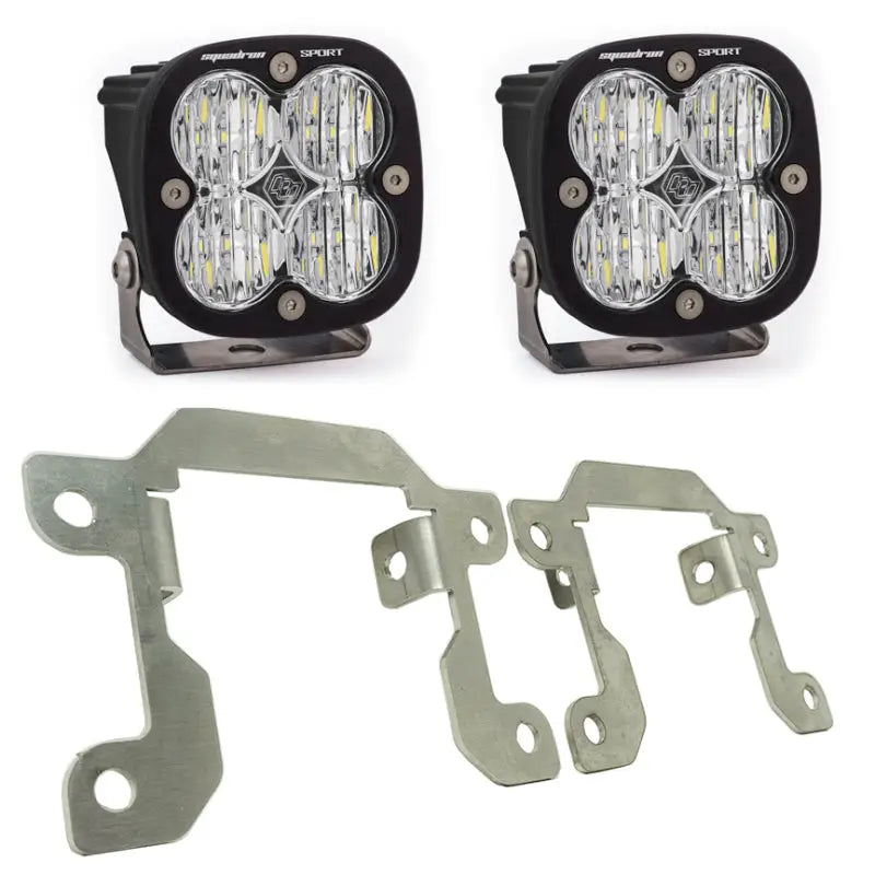Pair of Ford Ranger Squadron Sport LED lights for front and side.