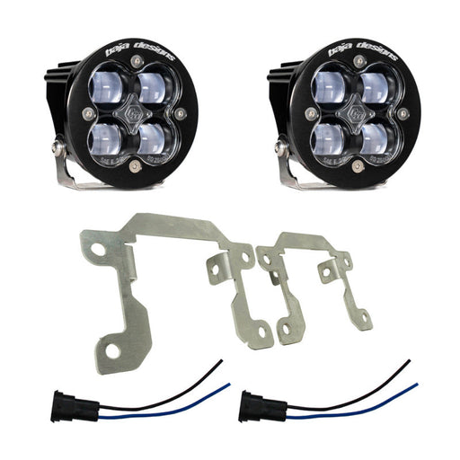 Baja designs 2019+ ram 2500/3500 big horn fog pocket kit - clear led pair