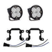 Baja designs 2019+ ram 2500/3500 big horn sports fog pocket kit w/c - clear: pair of led lights