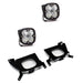 Pair of led lights for baja designs 2019 silverado 1500 sport fog pocket mount kit