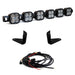 Pair of LEDs and wiring kit for Baja Designs 2021+ Ford Bronco 6 XL Linkable Light Bar on steel bumper mount.