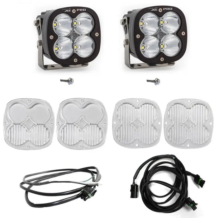 Pair of 4 LEDs for Jeep - Baja Designs 2021+ Ford Bronco A Piller Light Kit XL Pro Spot w/Upfitter