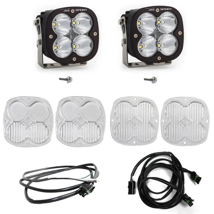 Baja Designs 4 LED Piller Light Kit XL Sport Spot w/Upfitter for Ford Bronco