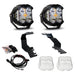 Led work lights with wiring and accessories for baja designs a-pillar light mount kit