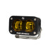 Front view of baja designs sequoia s2 sae oem fog light kit with leds mounted