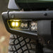 Green atv front light for bronco w/steel bumper s2 sae pro fog kit with upfitter - amber