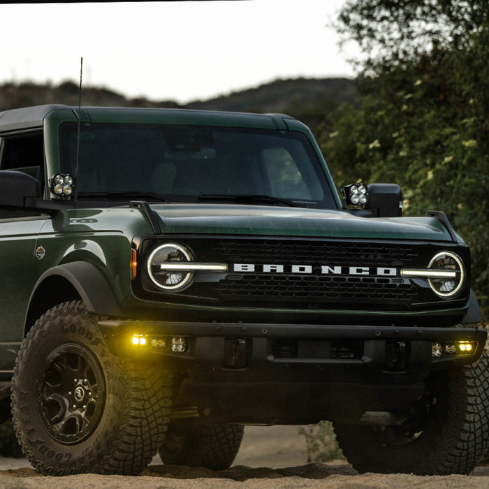 2020 ford bronco concept with baja designs sae sportsmen fog lights